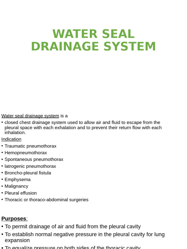 WSD 1 | PDF | Respiratory System | Pulmonology