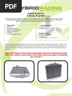 Download Hybrid Racing K-Swap Radiator Install Guide by Hybrid Racing SN93143861 doc pdf