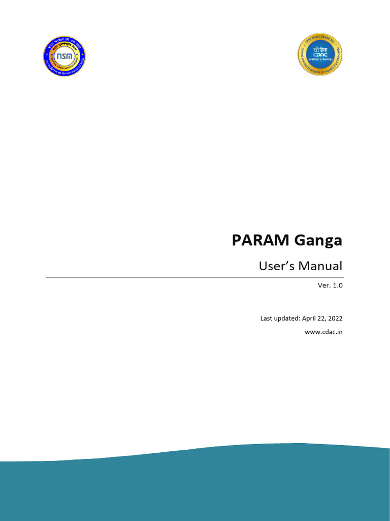 PARAM Ganga User Manual Guide | PDF | Graphics Processing Unit ...