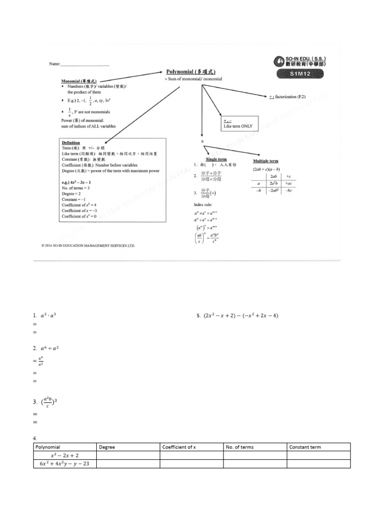 Polynomial Operations and Analysis | PDF
