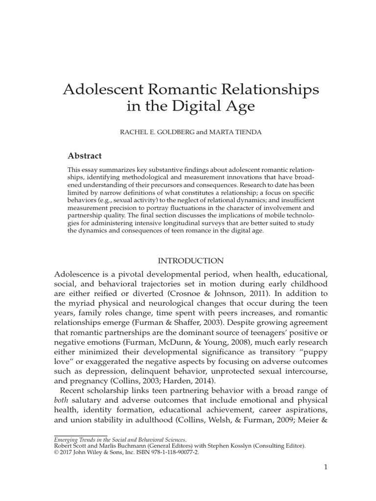 66 DD 2 BD 2 | PDF | Adolescence | Attachment Theory