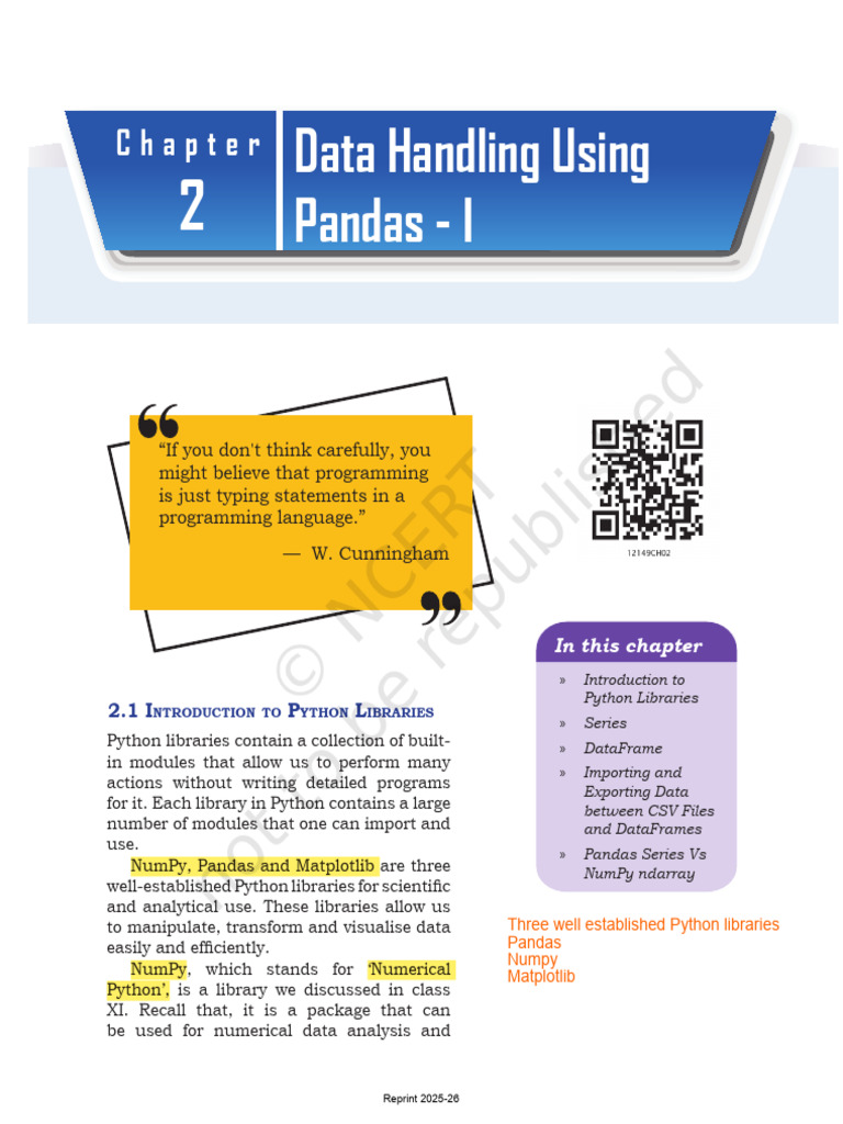 Python Libraries for Data Analysis | PDF | Computer Programming ...