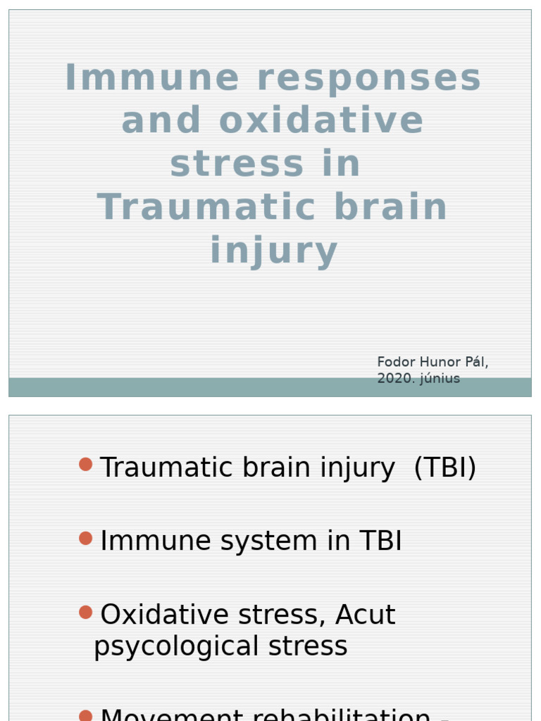 Immune Responses in Traumatic Brain Injury | PDF | Traumatic Brain ...
