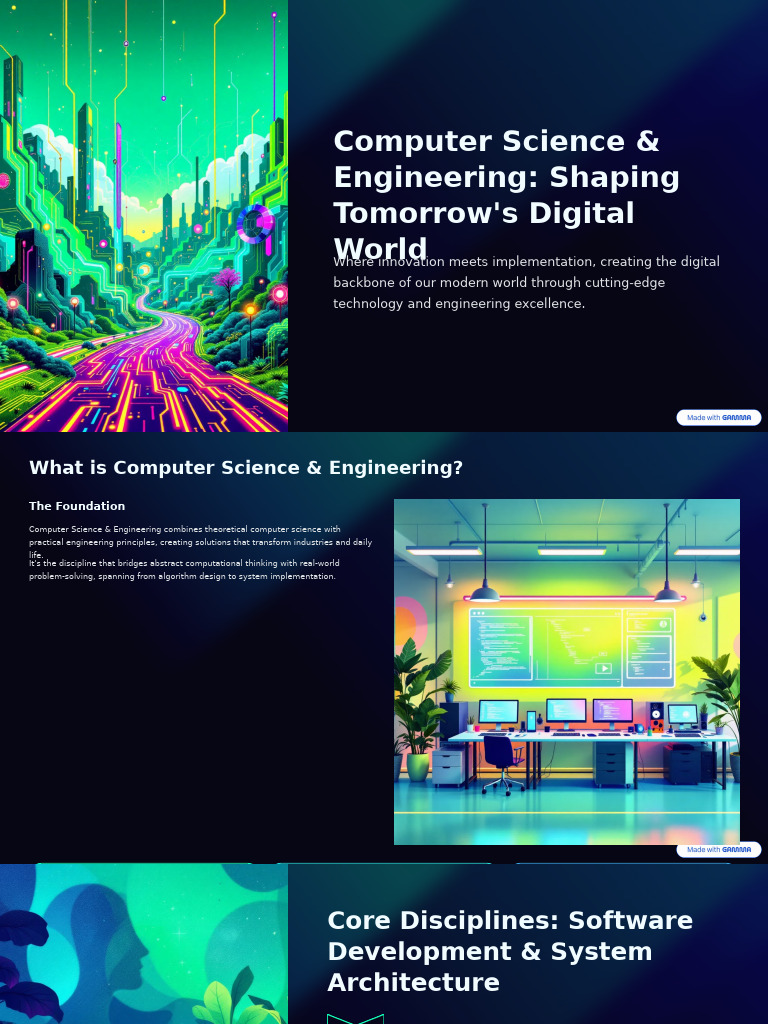 Computer Science and Engineering Shaping Tomorrows Digital World | PDF ...