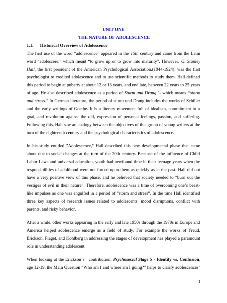 Understanding Adolescent Development | PDF | Adolescence | Puberty