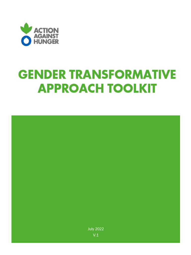 Gender Transformative Toolkit Guide | PDF | Wash | Social Inequality