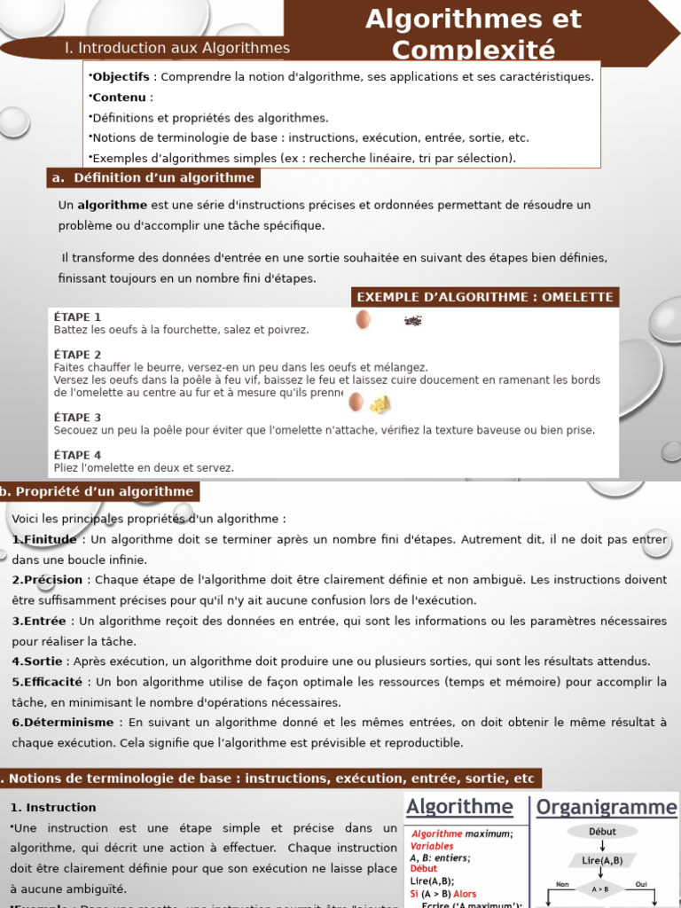 Introduction aux Algorithmes et Complexité | PDF | Théorie de la ...