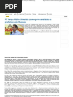 TV Russas - 27-08-11 - Política - PT lança Odilo Almeida como pré-candidato a prefeitura de Russas