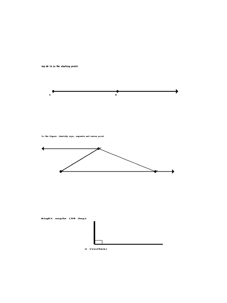Lines and Angles Grade6 Practice Exam | PDF | Angle | Line (Geometry)