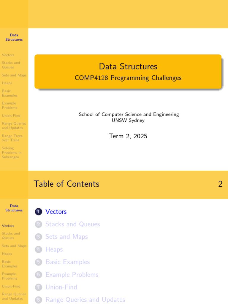 Data Structures Overview and Examples | PDF | Algorithms And Data ...