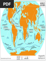Major Straits of The World Map | PDF | Earth Sciences | Geography