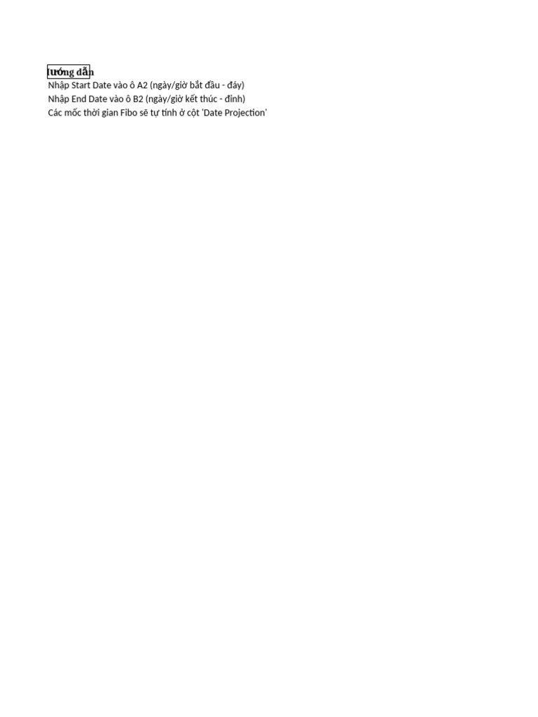 Fibo Timing Template | PDF