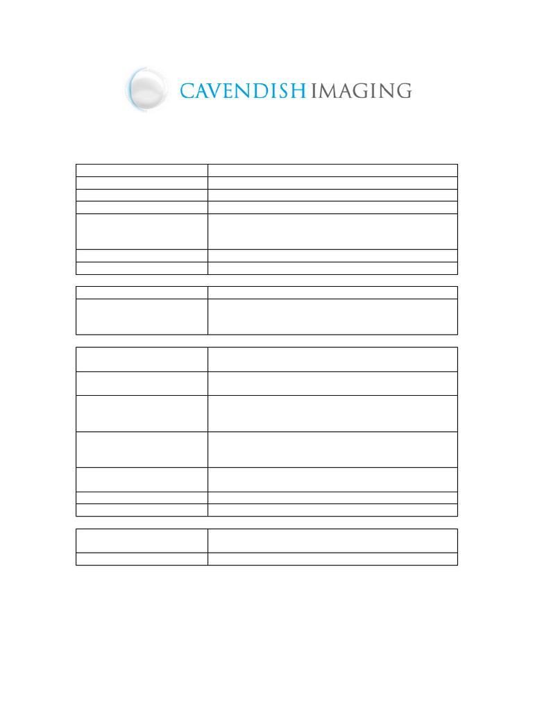 CBCT Radiology Report Template | PDF
