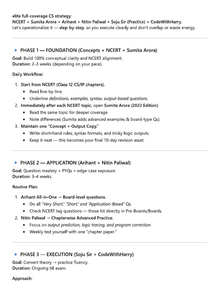 Best Cs Plannner 2 | PDF