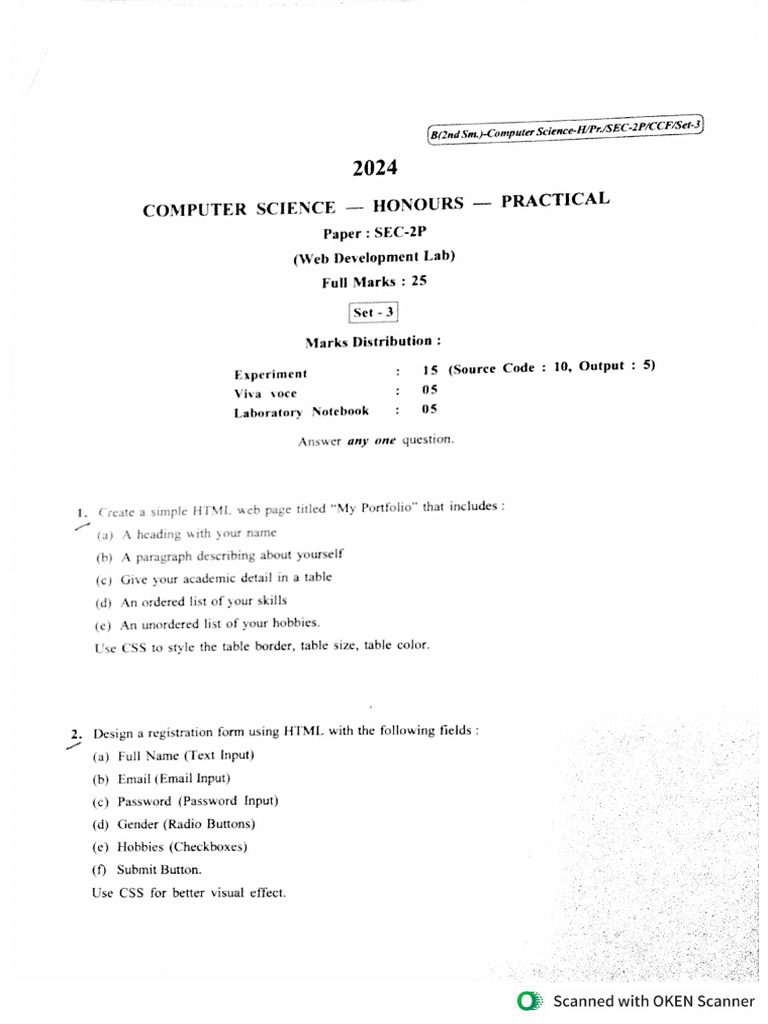 Practical | PDF