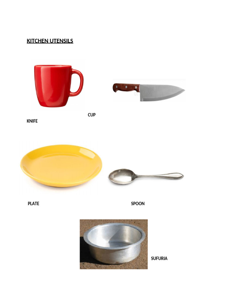 CBC Kitchen Utensils | PDF