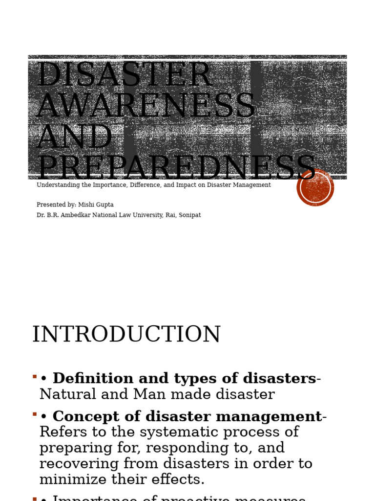 Disaster Awareness & Preparedness Guide | PDF | Emergency Management | Risk