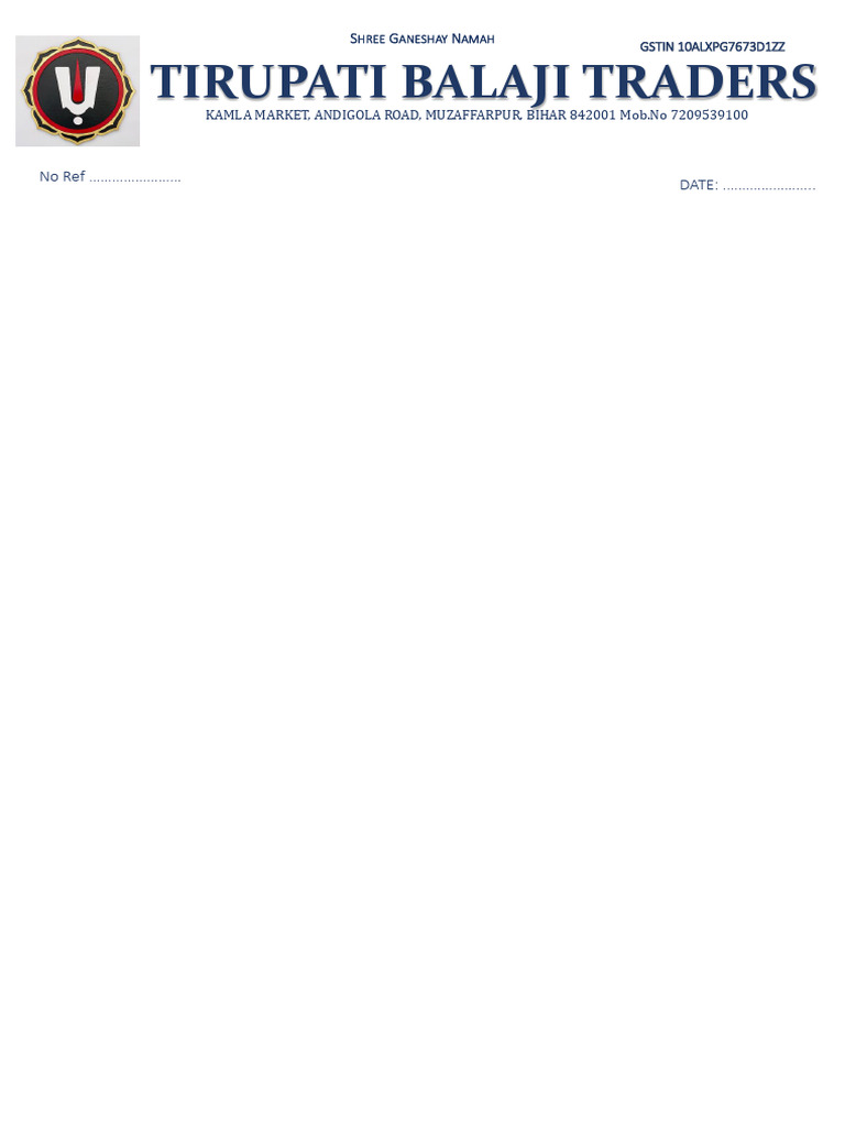 TBT Letter Haed | PDF