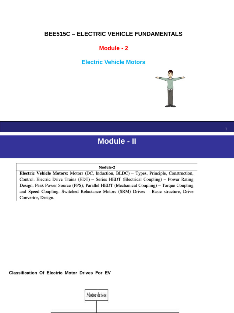 Electric Vehicle Motor Drives Overview | PDF | Electric Motor | Machines