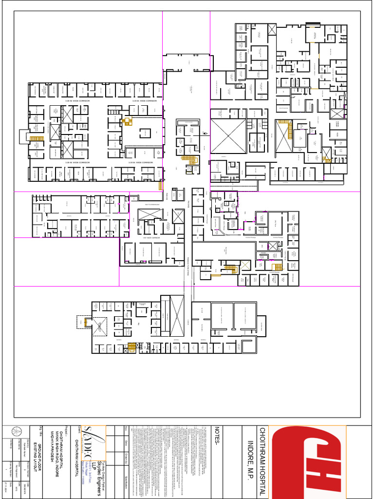 Existing Layout, Ground Floor, Choithram Hospital, Indore-1 | PDF ...