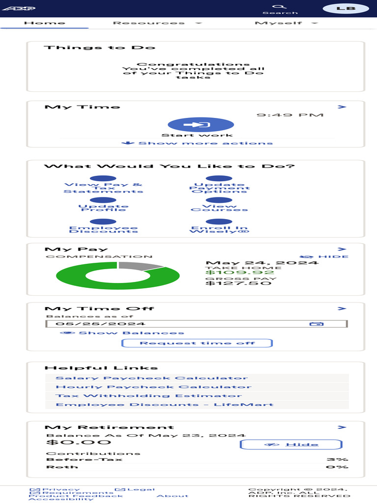 ADP Payroll Summary Overview | PDF