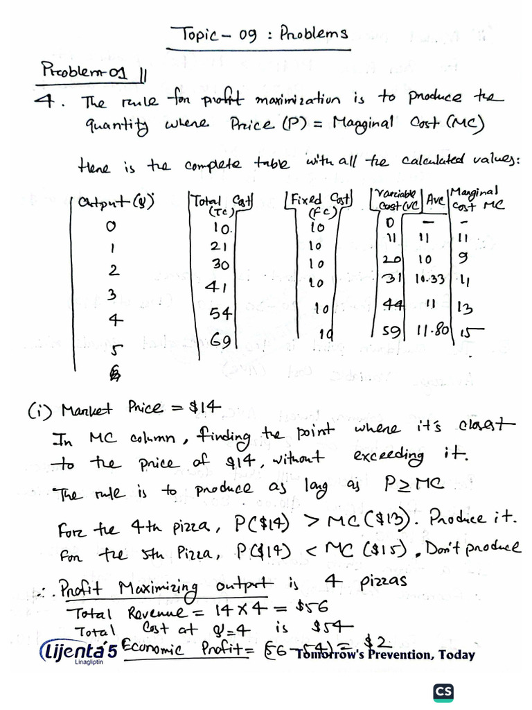 Topic 9 Exercises Solution | PDF