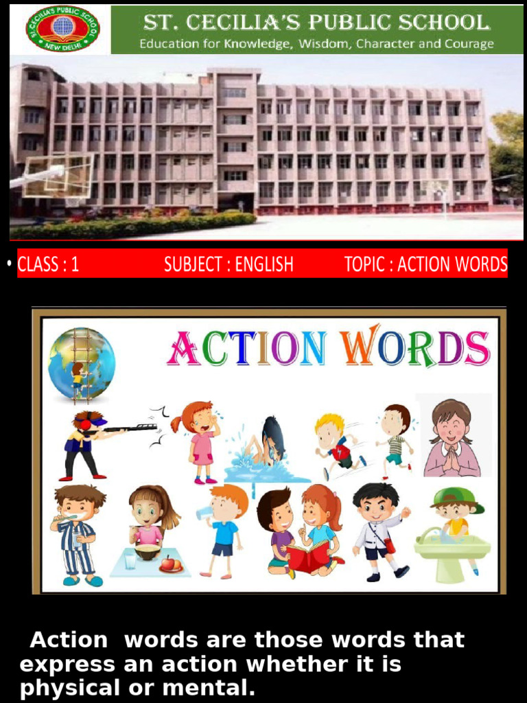Action Words | PDF