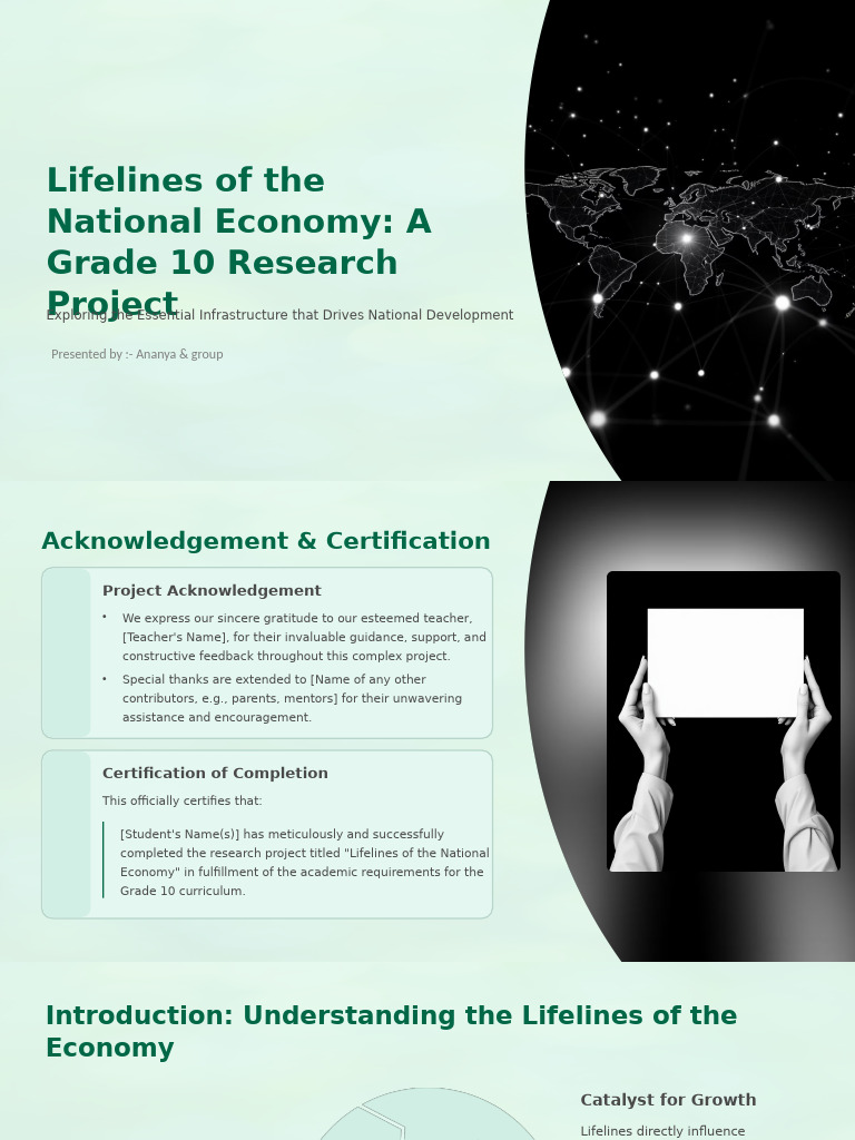 Lifelines of National Economy: Grade 10 Project | PDF | Transport | Mail