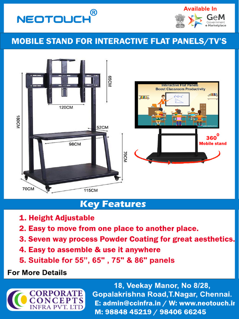 Mobile Stand for Interactive TVs | PDF