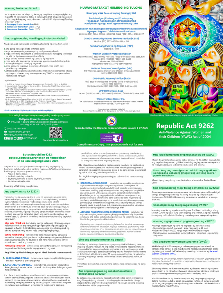 VAWC Filipino | PDF