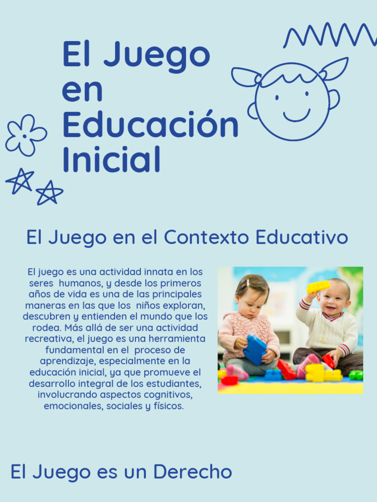 Importancia del Juego en Educación Inicial | PDF | Educación de la ...