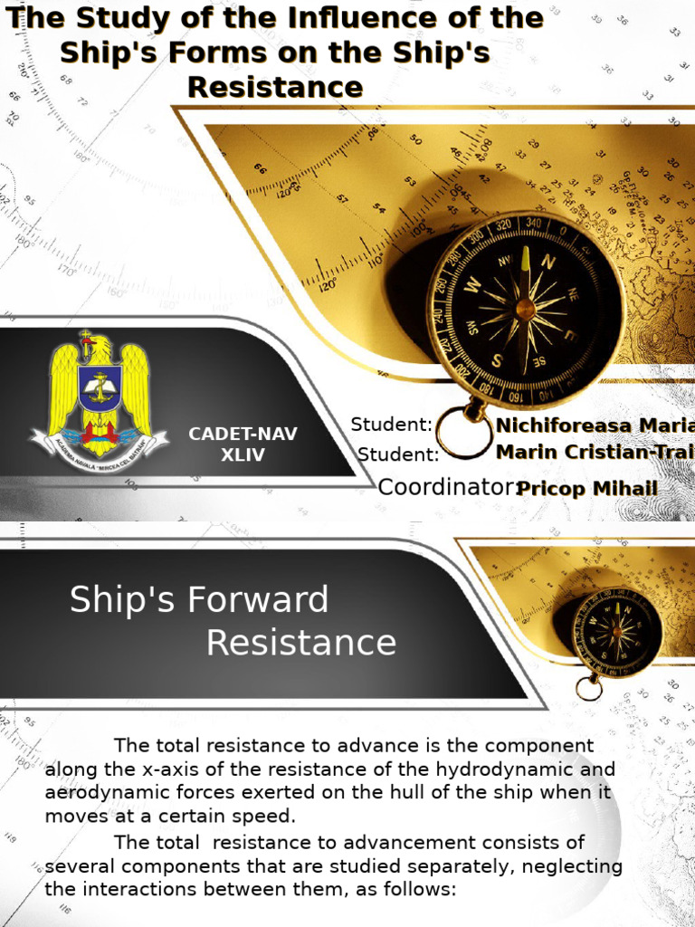 The Study of The Influence of The Ship's Forms On The Ship's Resistance ...