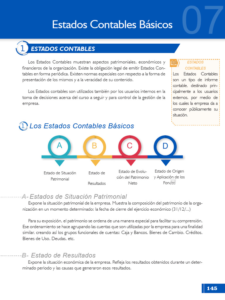 Estados Contables Básicos: Guía Completa | PDF | Contabilidad | Estado ...