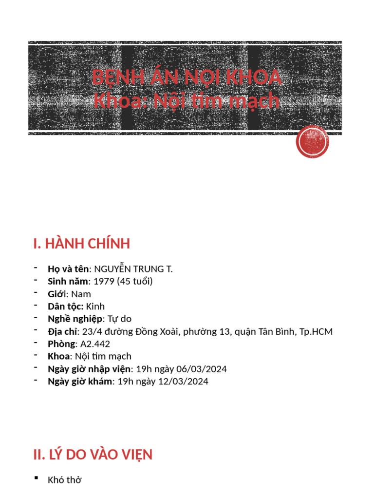 BA suy tim cấp | PDF