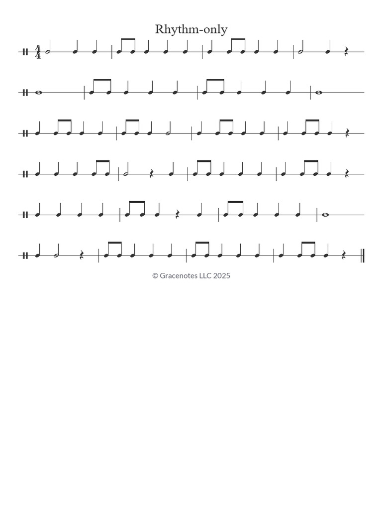 Rhythm | PDF