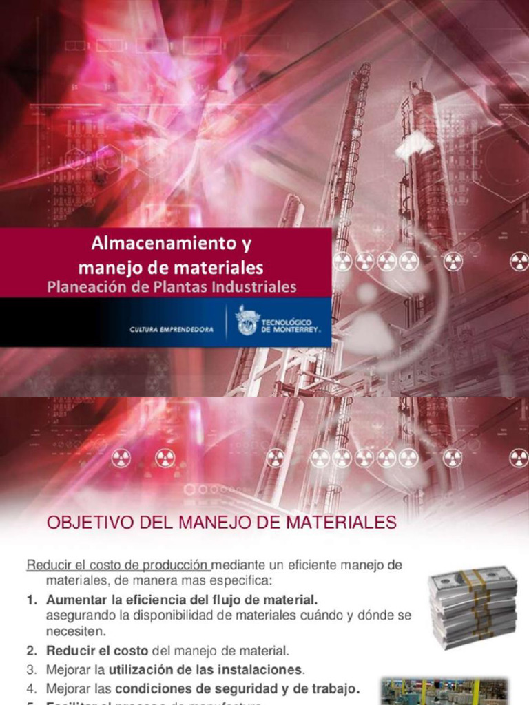 3) Almacenamiento y Manejo de Materiales | PDF