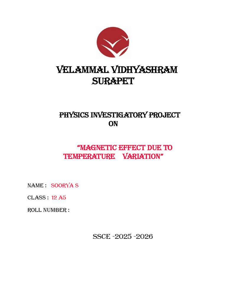 Physics First Page | PDF