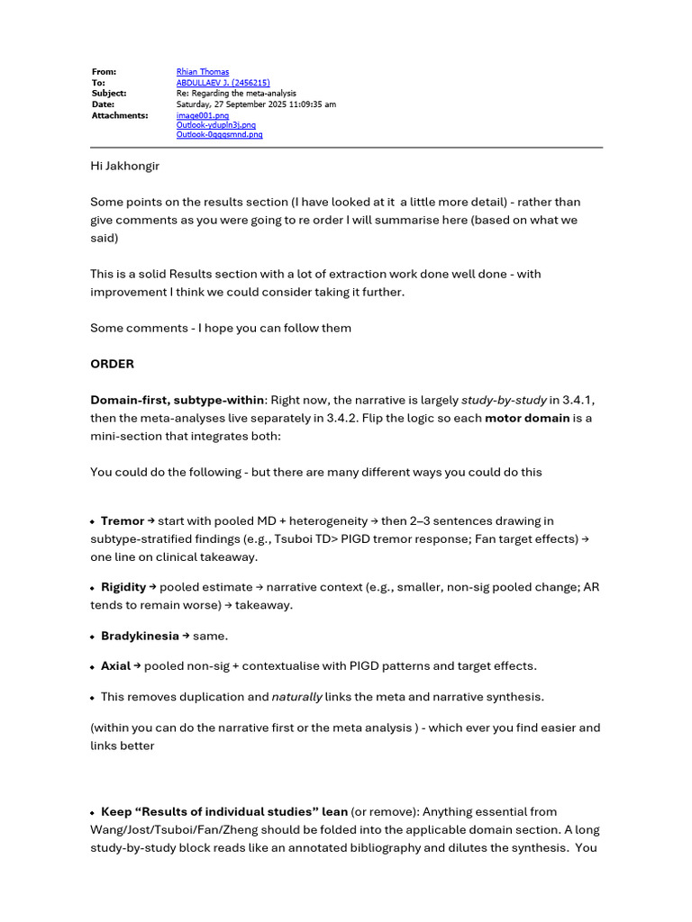 Meta-Analysis Results Review and Suggestions | PDF | Randomized ...