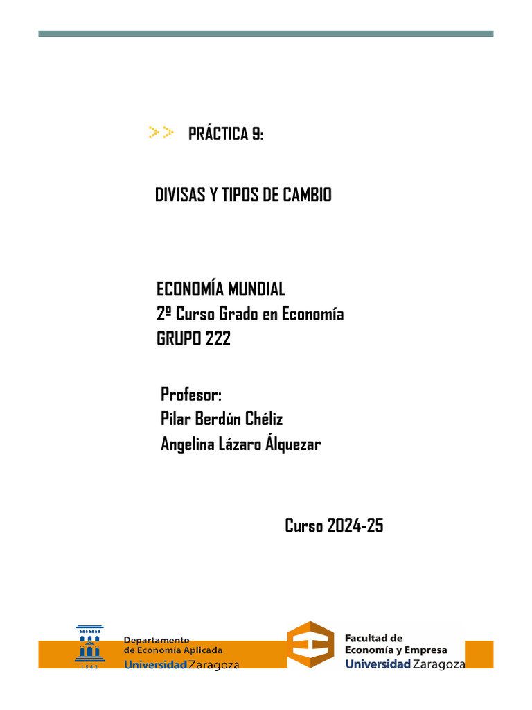 Divisas y Tipos de Cambio en Economía | PDF | Moneda | Tipo de cambio