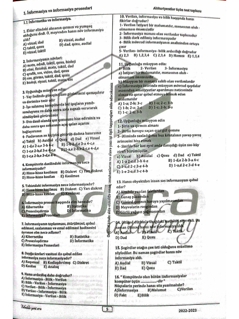 Ilkin Anla5-11,21-36. | PDF