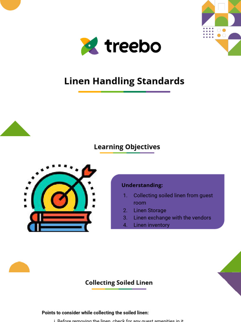 Linen Handling Standards Guide | PDF