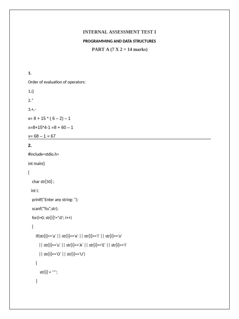 C Programming Concepts and Examples | PDF | Parameter (Computer ...