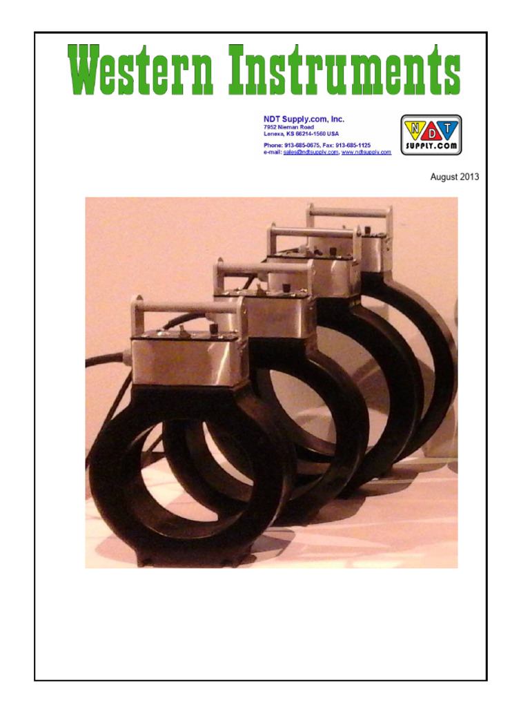 WP-Series Coils Operating Instructions | PDF | Inductor | Alternating ...