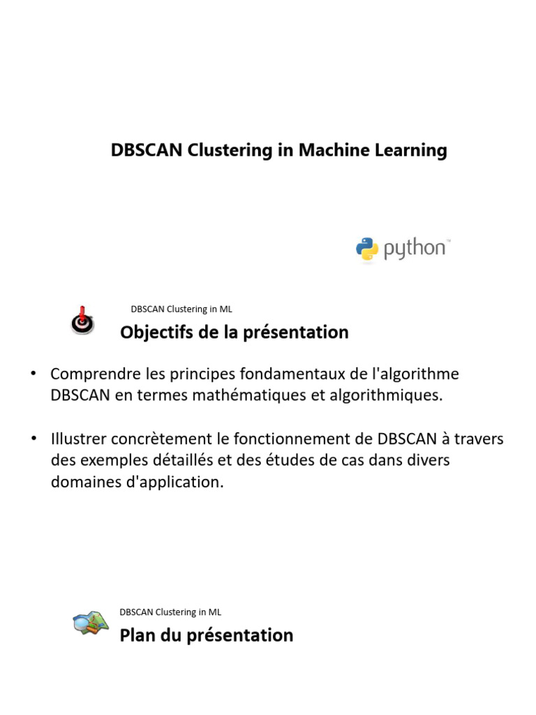 Comprendre l'algorithme DBSCAN | PDF | Apprentissage automatique ...