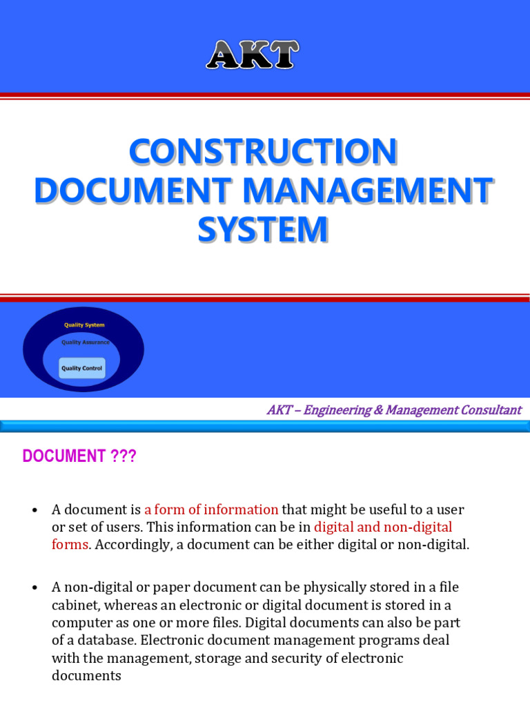 CQMS03 - Construction Document Management System | PDF | Computer File ...