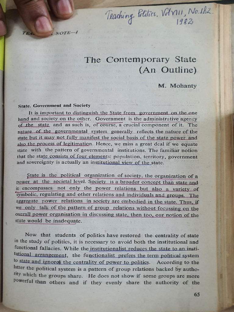 Understanding the Contemporary State | PDF | Capitalism | Society