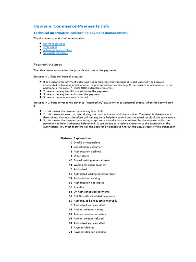 Ogone Payment Management Guide | PDF | Payments | Banking Technology