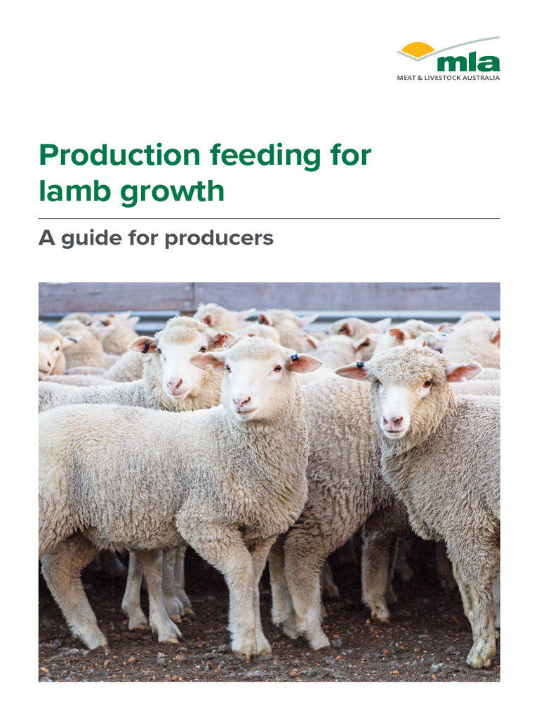 Lamb Growth Production Feeding Guide | PDF | Sheep | Gross Margin
