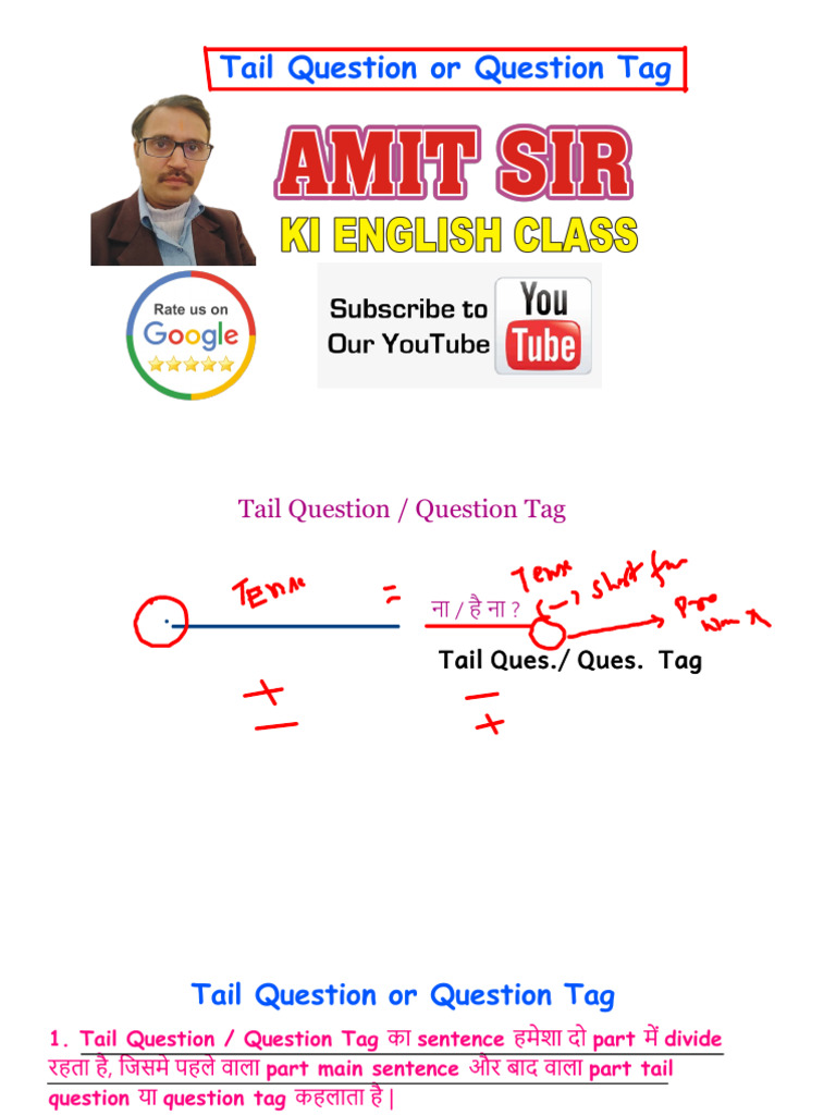 Tail Question | PDF | Languages | Foreign Language Studies