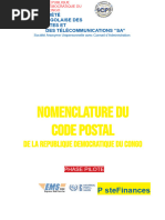 Annuaire des codes postaux en RDC | PDF | République démocratique du ...